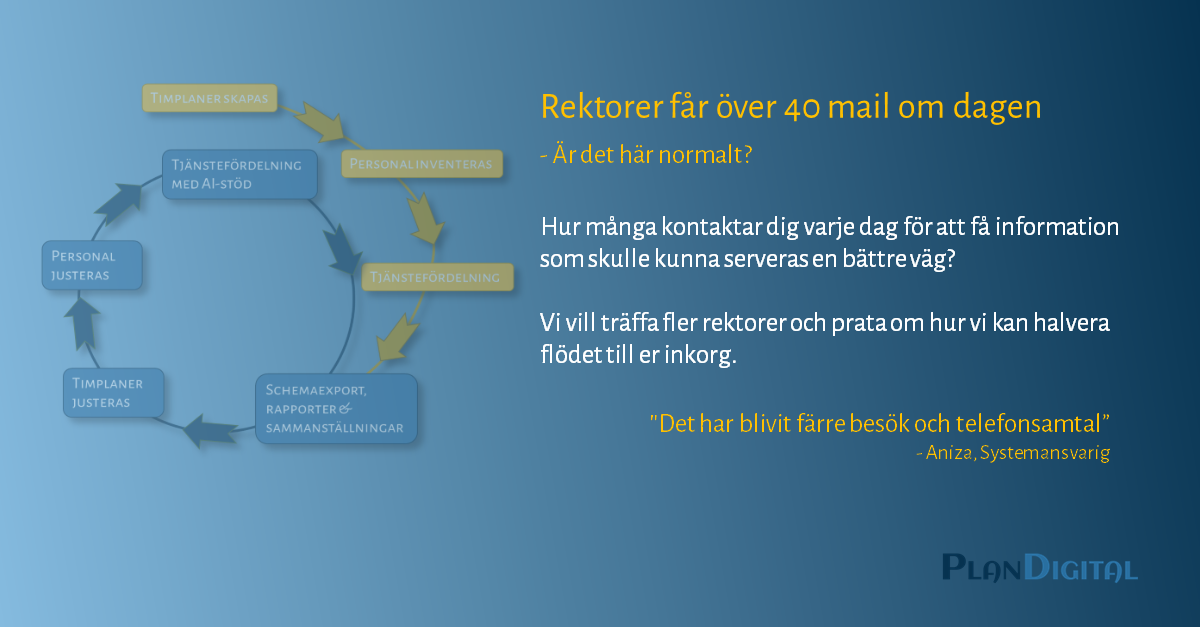 Rektorer får för många mail!