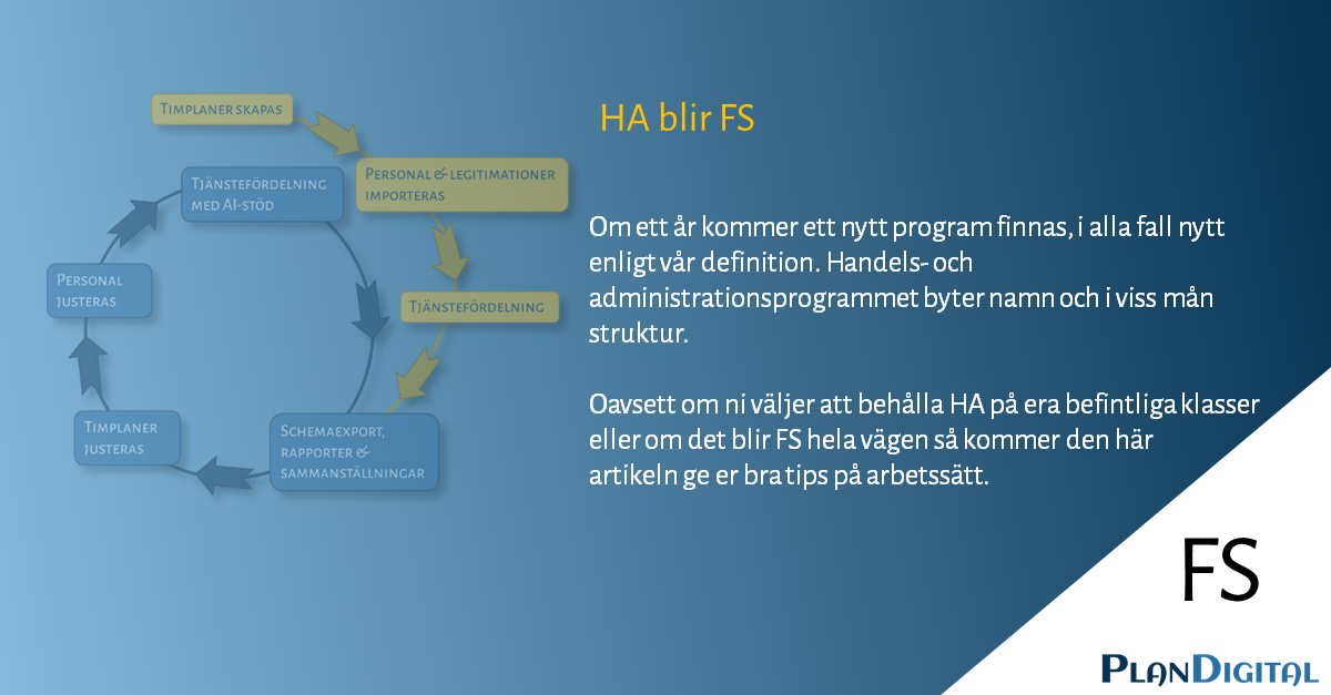 Försäljnings- och serviceprogrammet är installerat hos din skola!